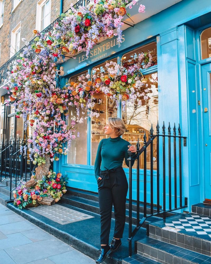 More beautiful floral shop fronts in Elizabeth Street