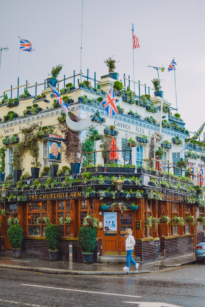 The Churchill Arms in Kensington, London