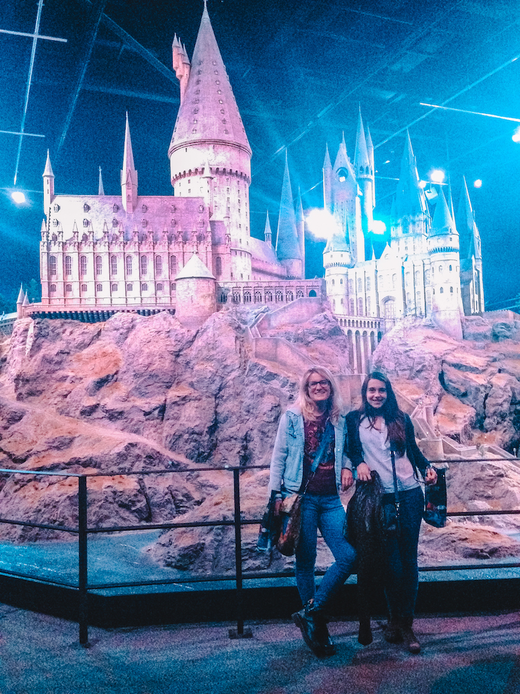 Me and Laura at Hogwarts! (the one in the Warner Bros Studios anyway)