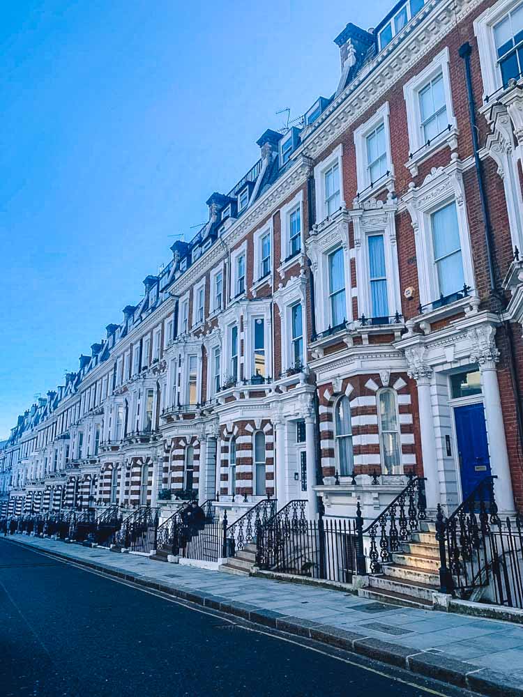 Some of the beautiful streets in Notting Hill, London