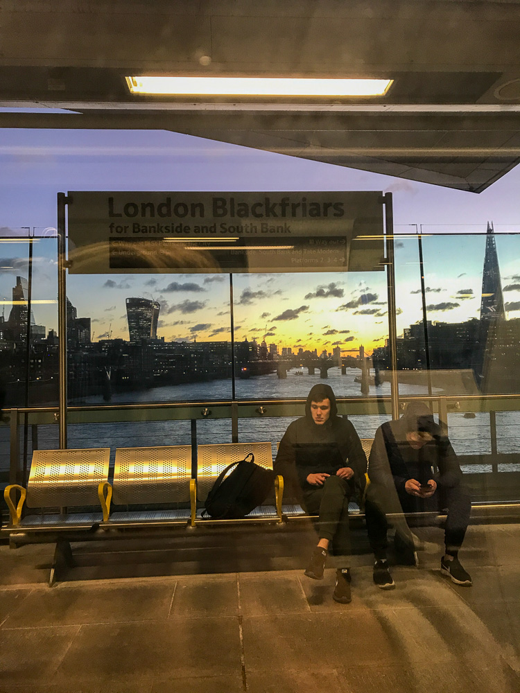 London Blackfriars - the most scenic station in London